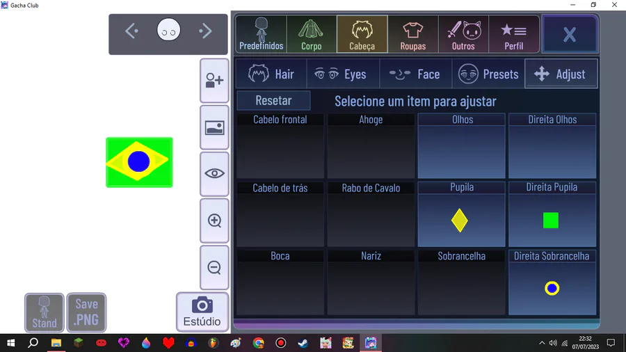 ZAmongus on Game Jolt: Brazil in Gacha Club.