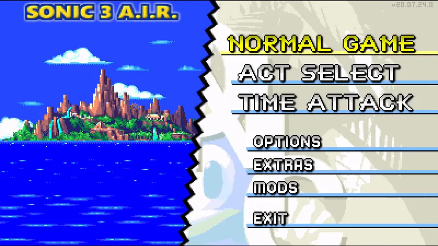 ADVANCE TAILS in Sonic 3 A.I.R. [Sonic 3 A.I.R. mods Gameplay