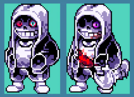 Dust Sans : r/PixelArt