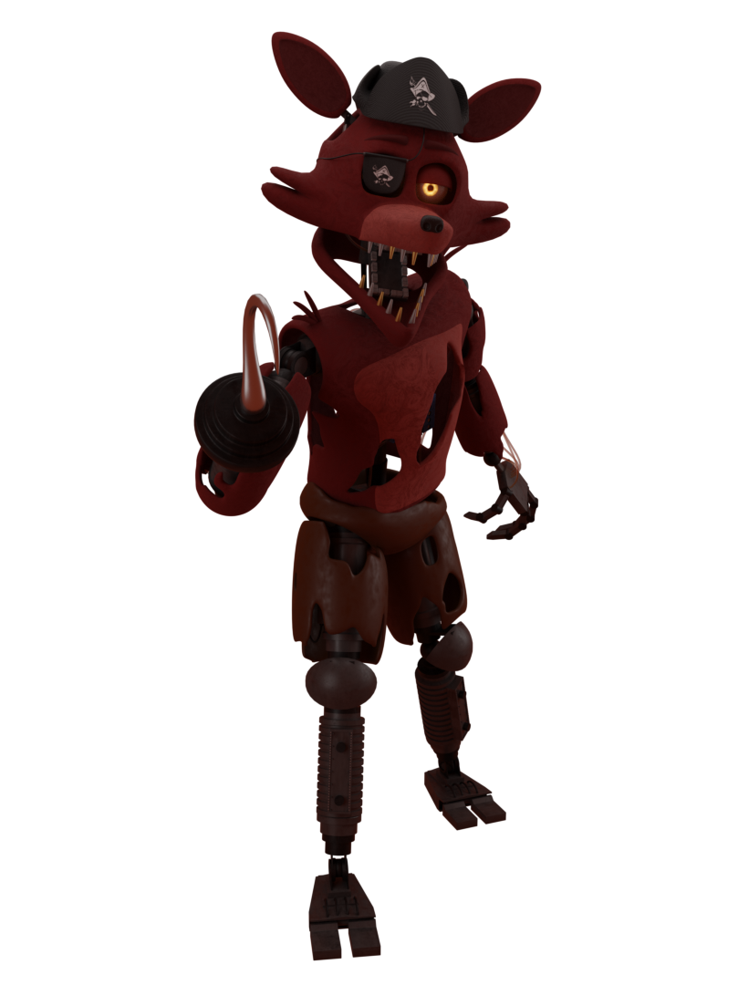 Render FNaF1 Animatronics (PNG) by LivingCorpse7 on DeviantArt