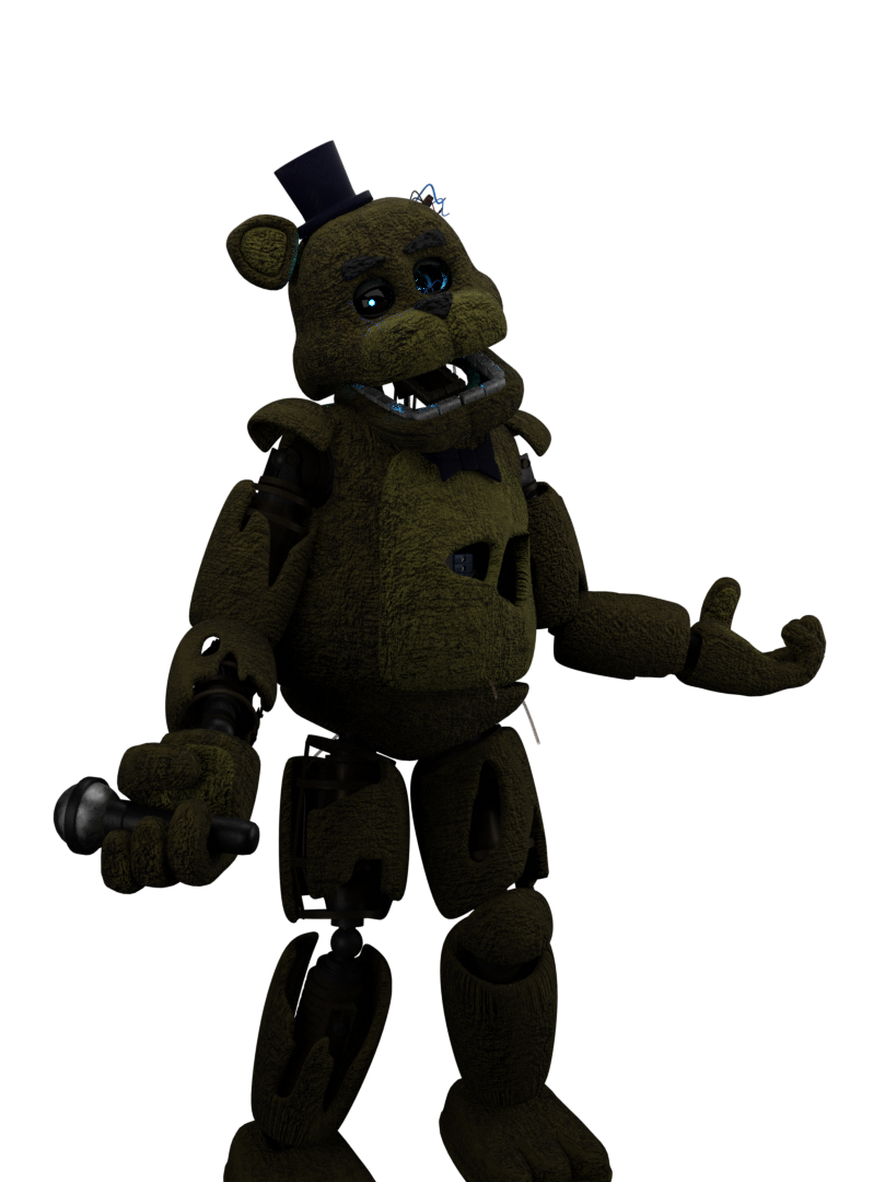 Render FNaF1 Animatronics (PNG) by LivingCorpse7 on DeviantArt