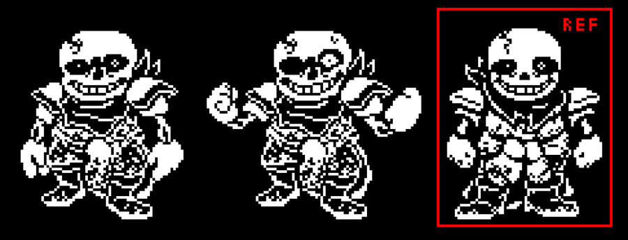 Ive started making sprites for the undertale multiverse online game on  gamejolt go get it it's awesome and maybe youll see this guy : r/Undertale