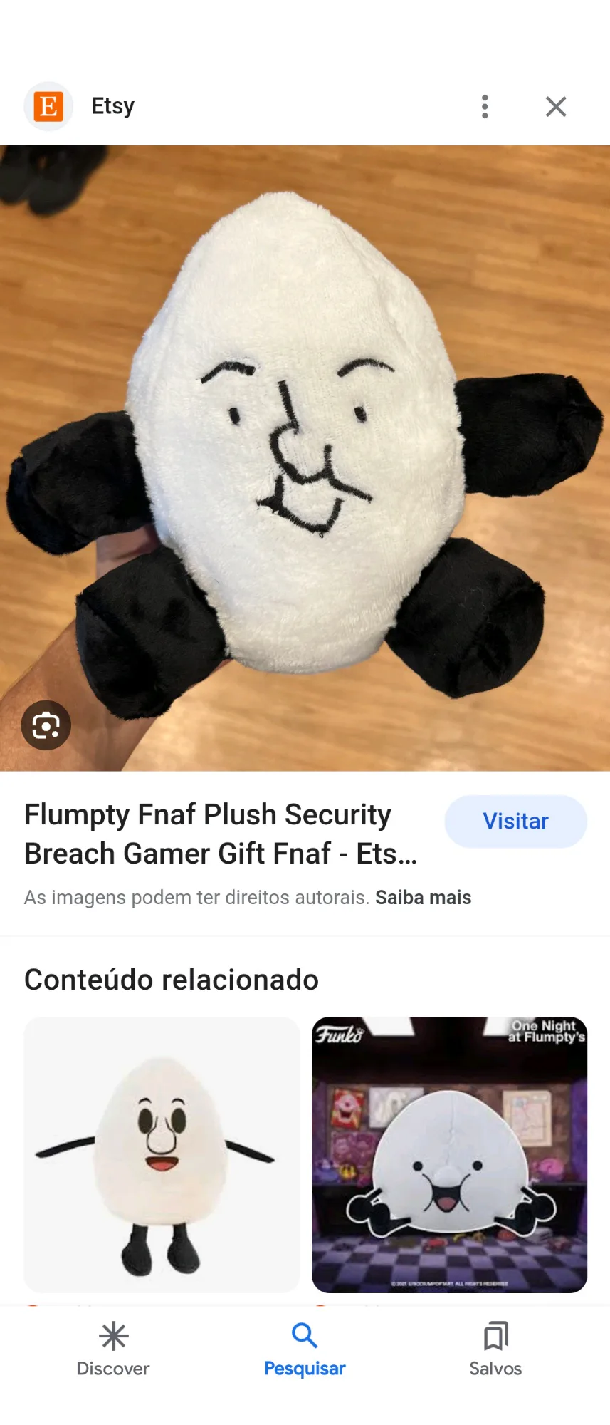 Flumpty Fnaf Plush Security Breach Gamer Gift Fnaf 
