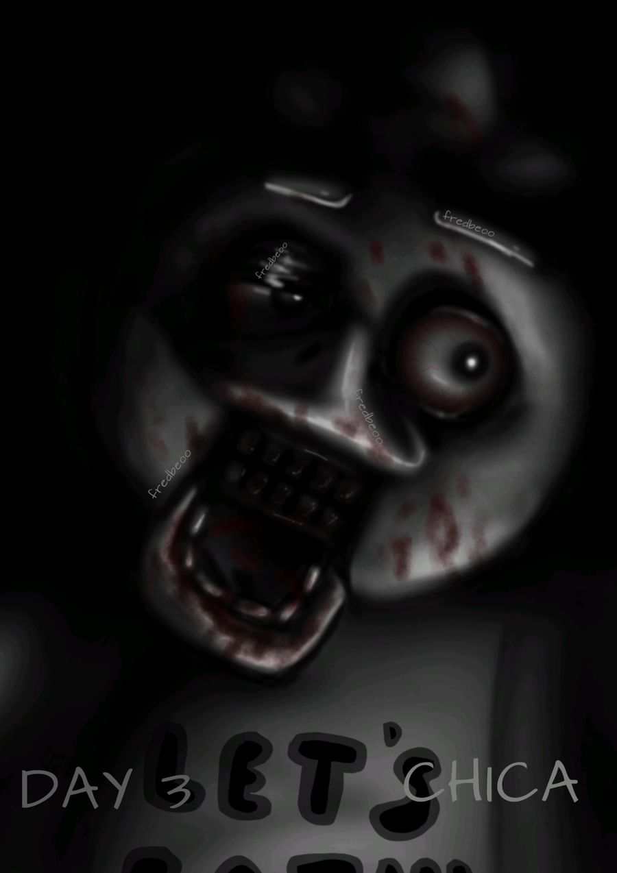 toy chica jumpscare - ibisPaint