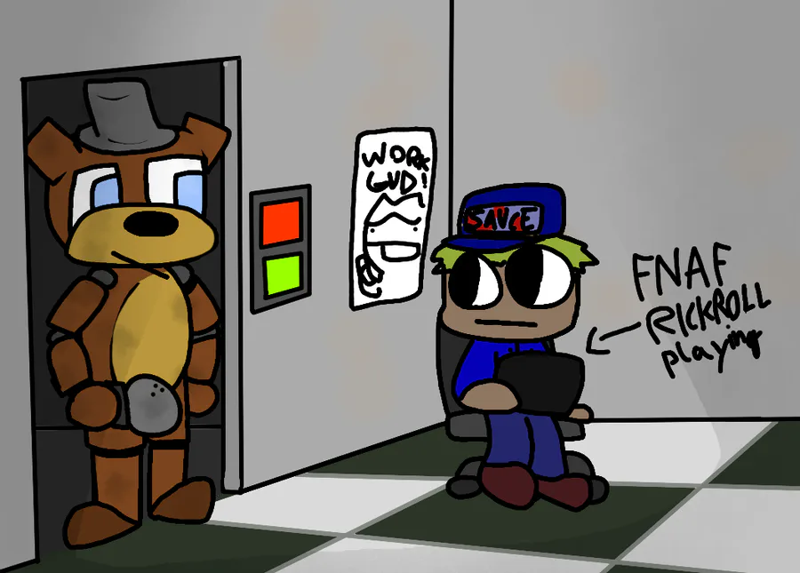 Com quem jogamos na Gameplay de FnaF 4