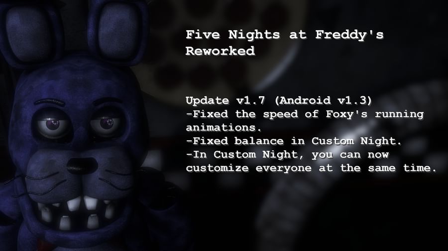 Five Nights at Freddy's Reworked by Damloff - Game Jolt