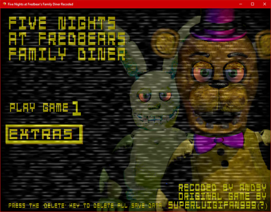 Five Nights at Fredbear's Family Diner Recoded