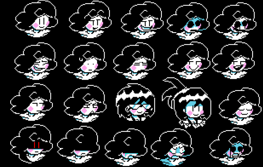 CHARA TALK SPRITE REVAMPS it's not the full thing there's like two