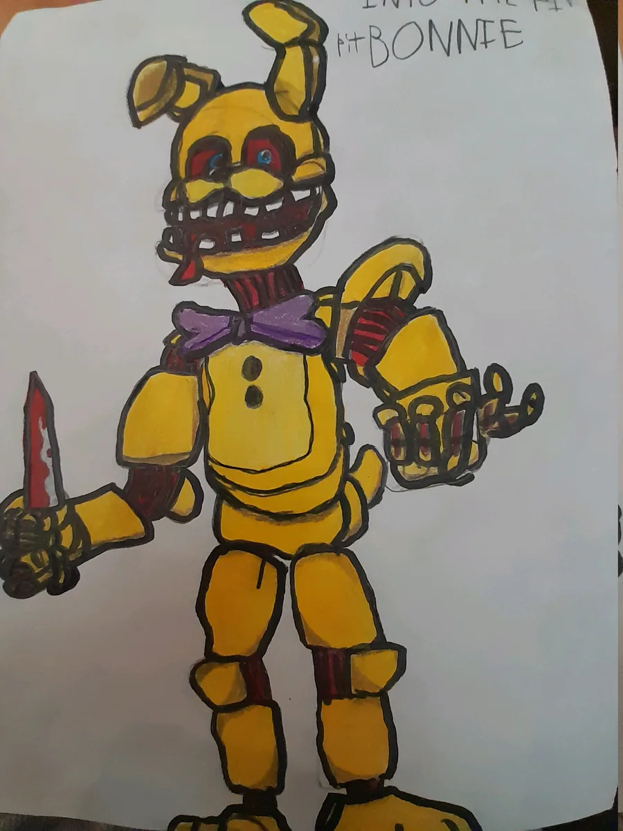 Spring Bonnie and Fredbear!  Fnaf drawings, Fnaf, Fnaf art