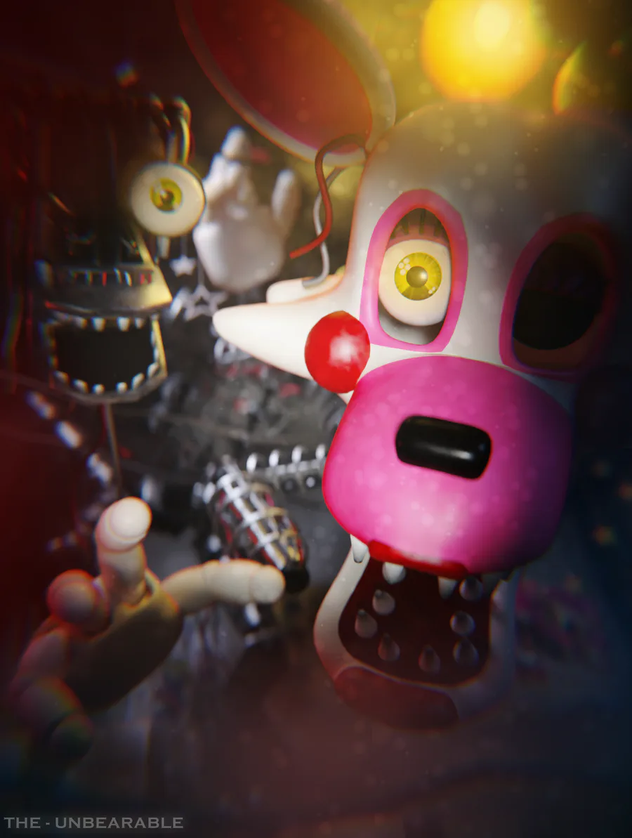 My FNAF 1 posters I made in Blender and Photoshop. : r/fivenightsatfreddys