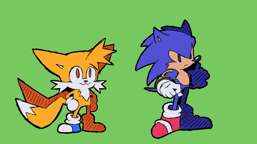 Just a guy👤🇧🇷 on Game Jolt: Trying to recreate the classic sonic art  style,still unfinished(w.i