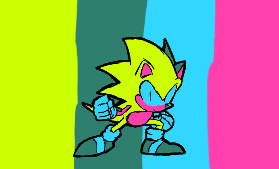 Bonk_Animates on Game Jolt: Art Weeklies - 10/19/2023 Theme Chosen - Sonic  Made With - Kleki I