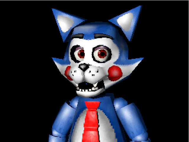 Five nights at Candy's - LowPoly CandytheCat model by BaxtheBat on