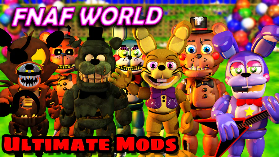 Molten Freddy FNAF 6 In Fnaf World (Mod) by ZBonnieXD - Game Jolt