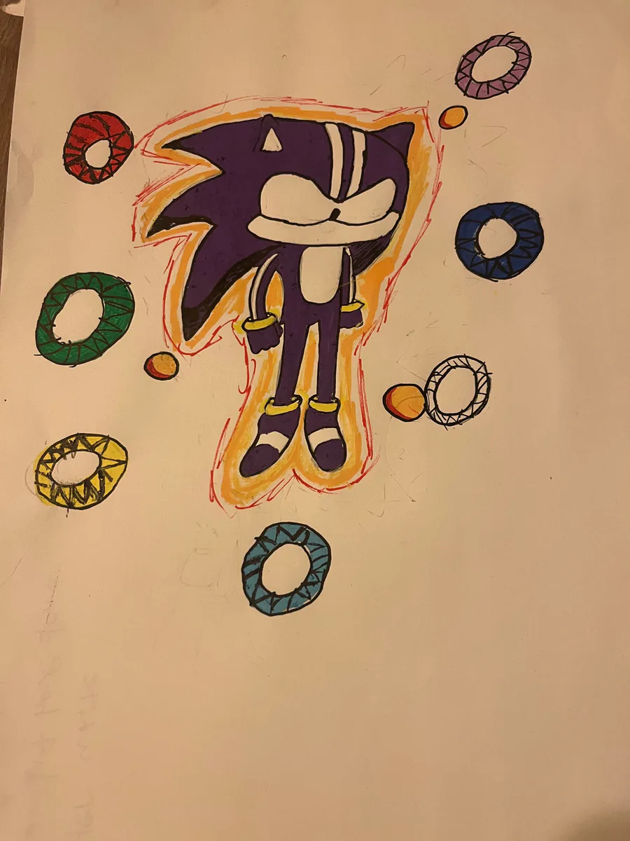 My darkspine sonic drawings