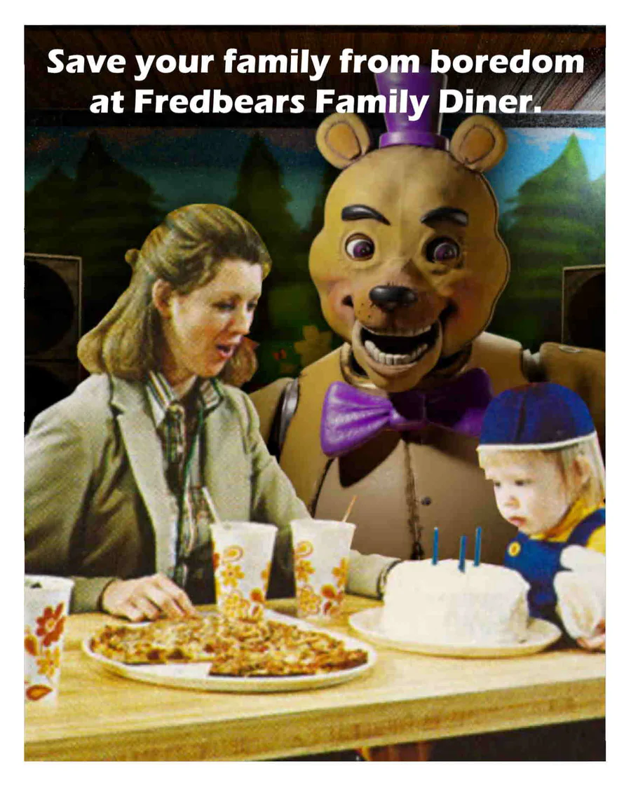 Posters from Fredbear's Family Diner - Forgotten At Fredbear's by Jacorn