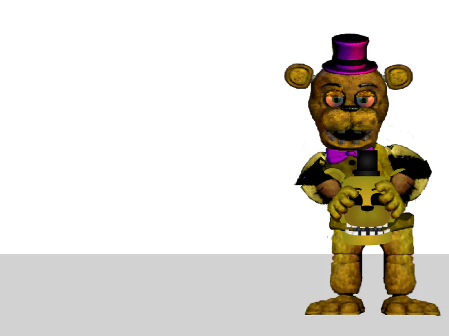 Five nights at Candy's - LowPoly CandytheCat model by BaxtheBat on