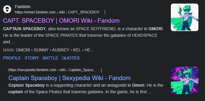 Space Boyfriend, Wiki