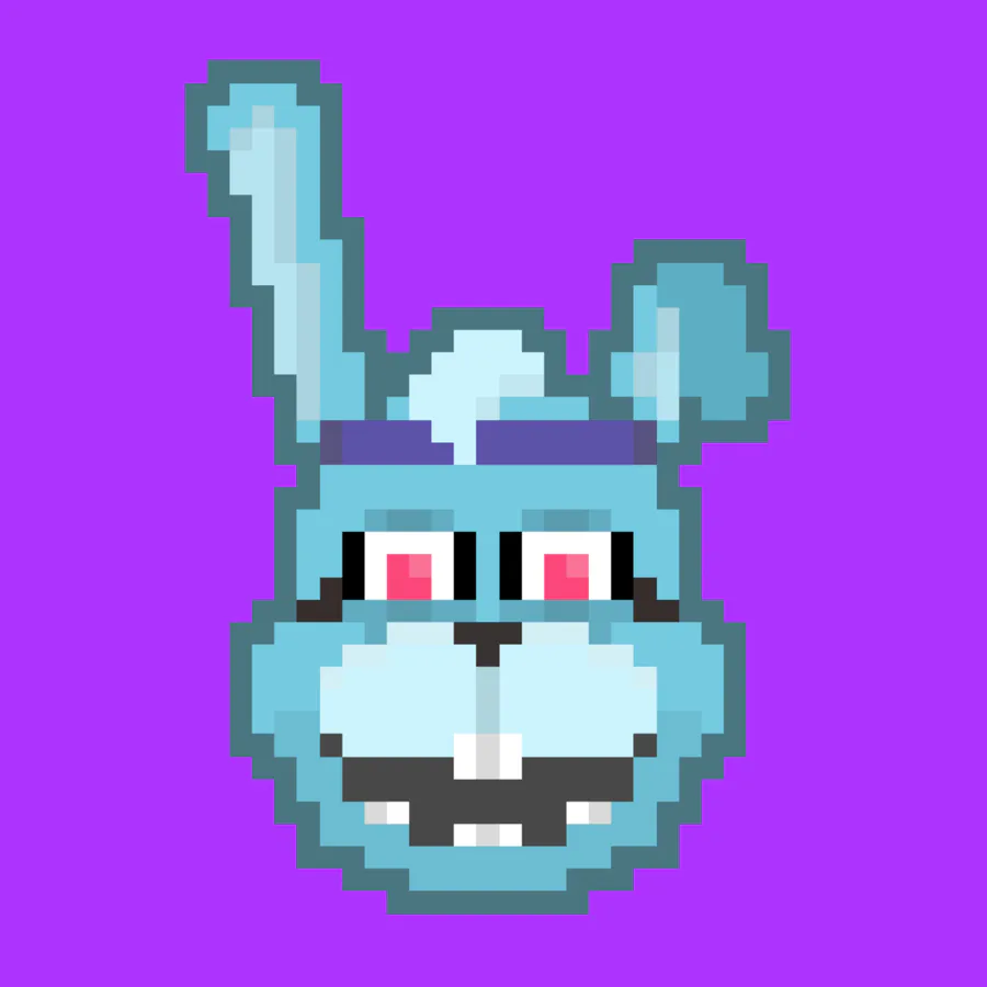 Ruin glamrock bonnie pixel art