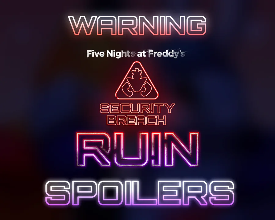 Adventure08 on X: FNAF RUIN SLIGHT SPOILER WARNING