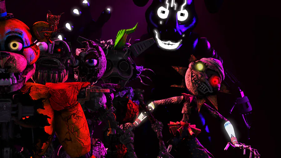 Jack-O-Glamrock Wilzy on Game Jolt: Fnaf: Nightmare Wallpaper