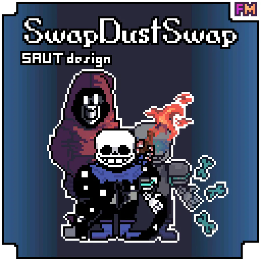 FakeMrM on Game Jolt: New Murder/Dust Sans sprite + evolution of