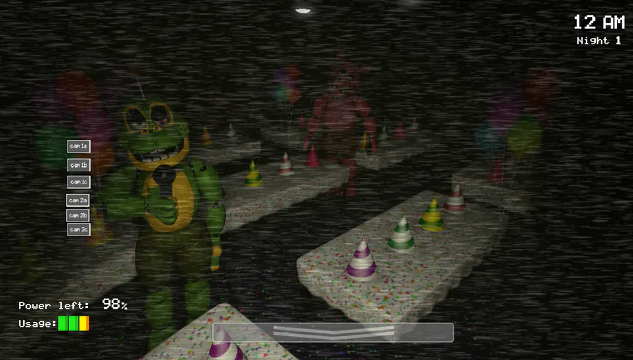 FNAF 1 Camera Map