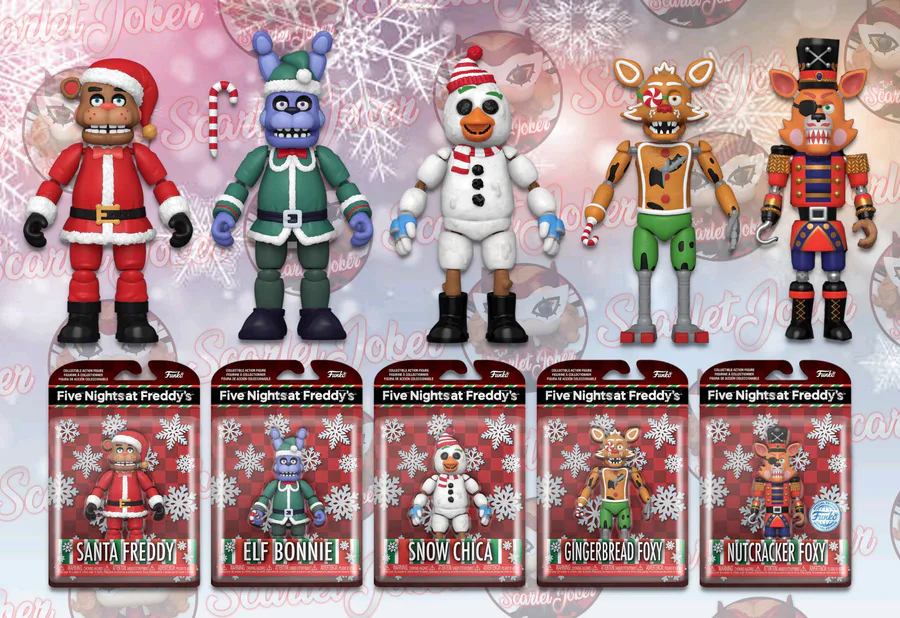 FNAF holiday フィギュアセット FUNKO FNAF Five Nights Action Figure: Holiday Freddy - Walmart.com