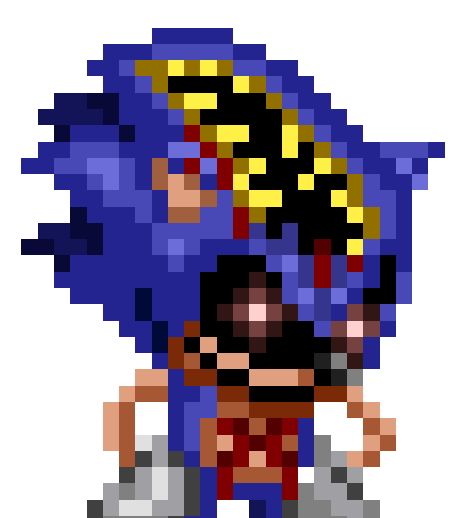 Kaua16 on Game Jolt: first time doing a pixel art, made this based on my  sonic.exe desig