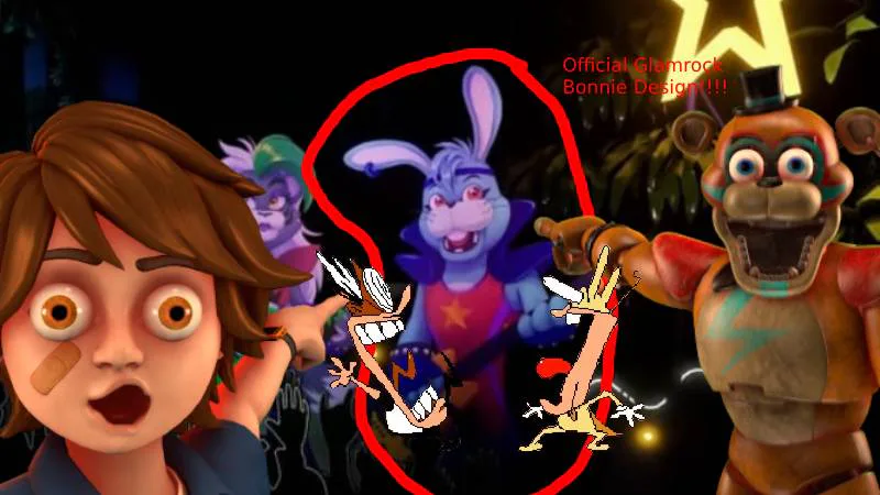 monun Drop /FNAF SLSB/ on Game Jolt: Bonnie glamrock.?! Fnaf