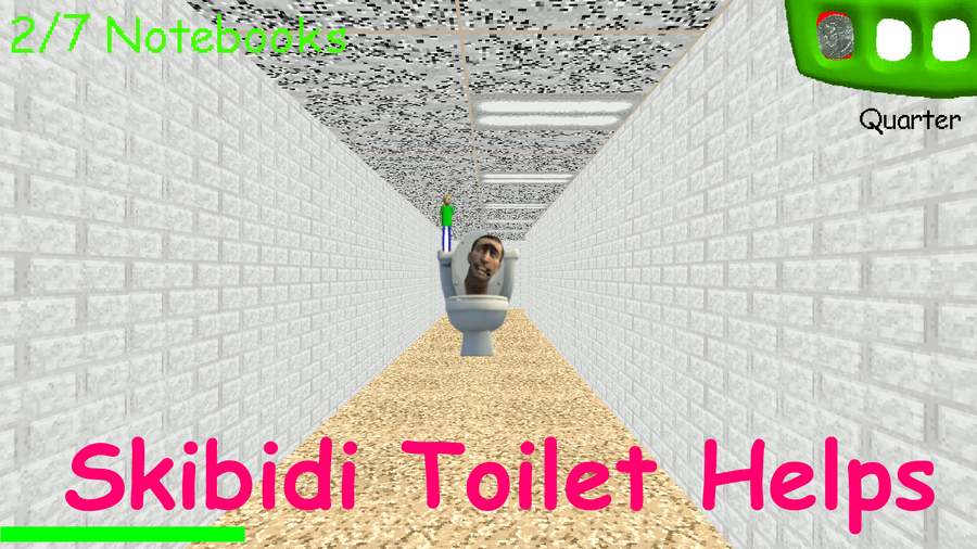 Skibidi G-Man Toilet Helps Baldi by First PrizeGames