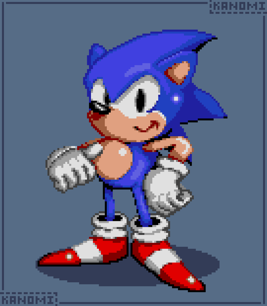 Kanomi13 on Game Jolt: Sonic sprite