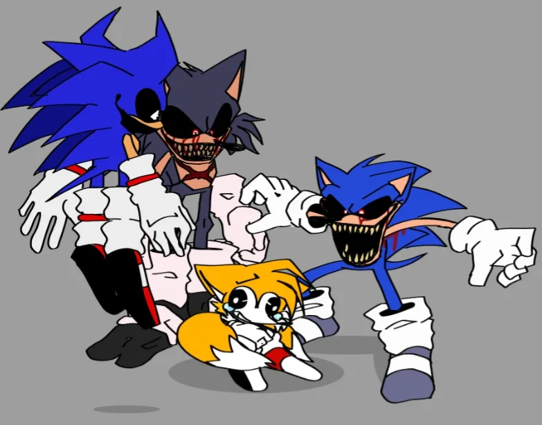 Sonic.Exe and Tails Doll  Tails doll, Sonic fan art, Sonic fan characters