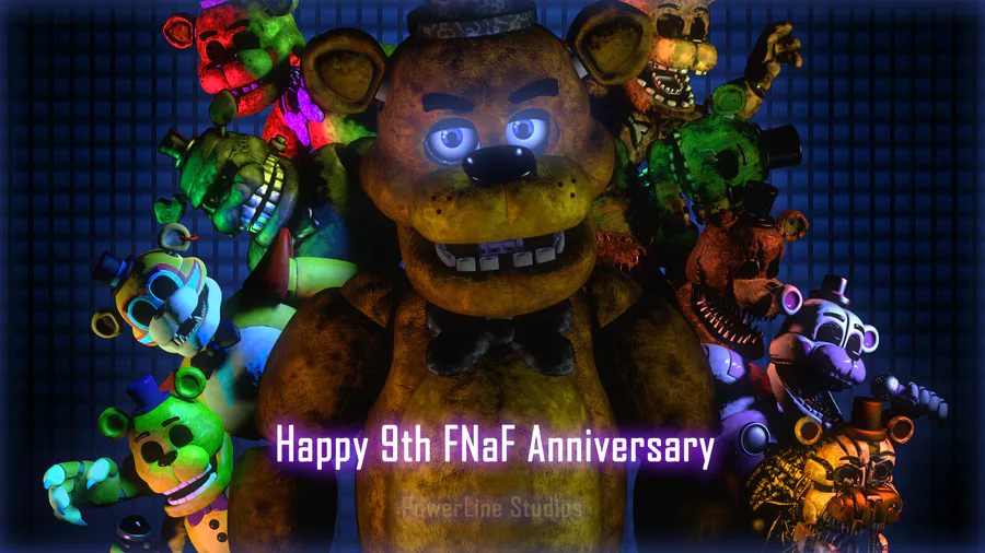 FNaF 9th Anniversary by Mikey12games -- Fur Affinity [dot] net