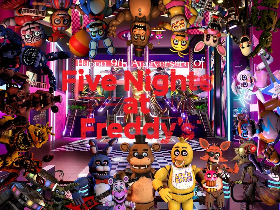 react to fnaf anniversary 7