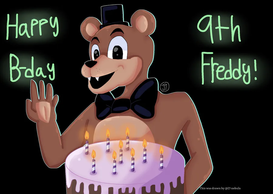 Game Jolt on X: Happy 8th birthday, Five Nights at Freddy's! 🎉🍕🎈💢 Are  you Freddy??? 🎤🧸🔦👀🩸 Time to celebrate 🔜  #FNAF  #FiveNightsAtFreddys #fnaffanart #FNaF_8th_Anniversary   / X