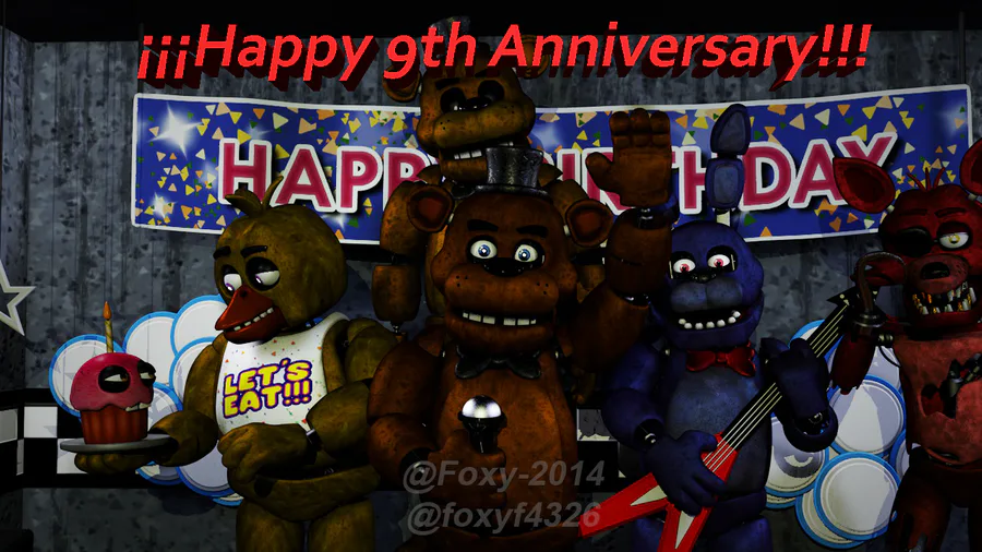 Happy 6th Anniversary of Fnaf 4!! 🎉✨ [My digital art] :  r/fivenightsatfreddys