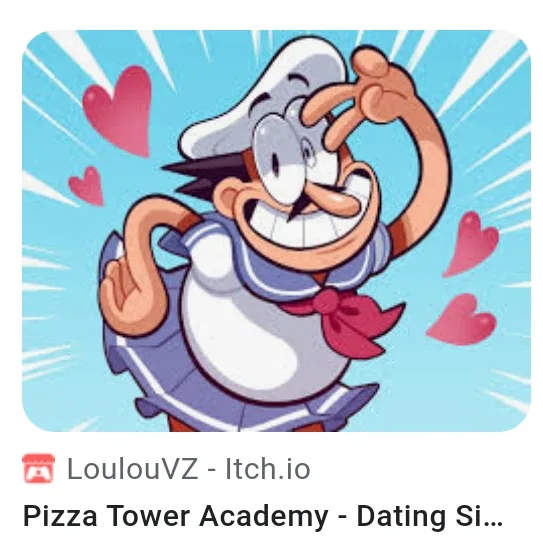 Pizza Tower Academy - Dating Sim by LoulouVZ