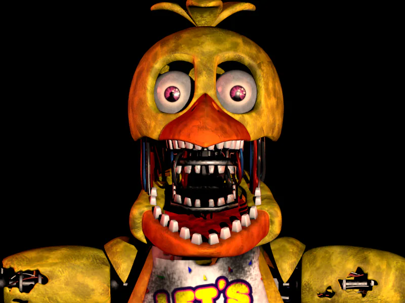 Broken Jaws - Withered Chica - Friday Night Funkin' Vs. FNAF 2 OST