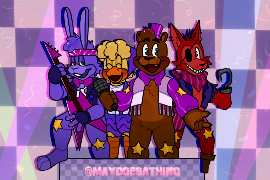 FNAF 4 Redesigns by Smamuelh on Newgrounds