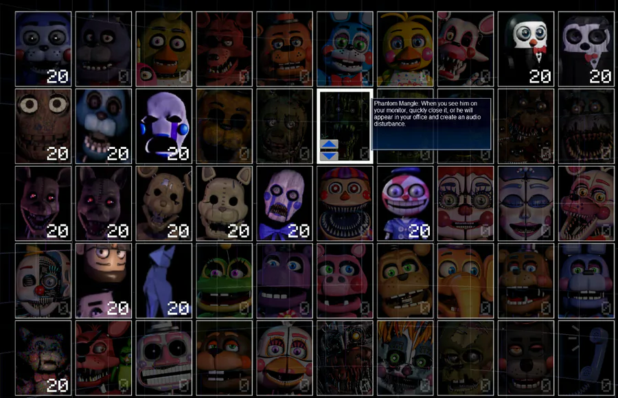 Five nights at Candy's Ultimate Custom Night (FNAF UCN MOD) by 3l