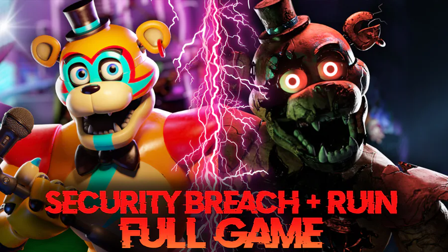 FNAF Security Breach - RTX FULL GAME Walkthrough (ALL ENDINGS No