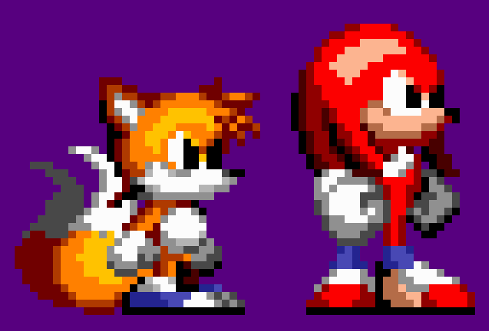 Pixilart - Sonic Tails Knuckles.Exe by Sussy-sans