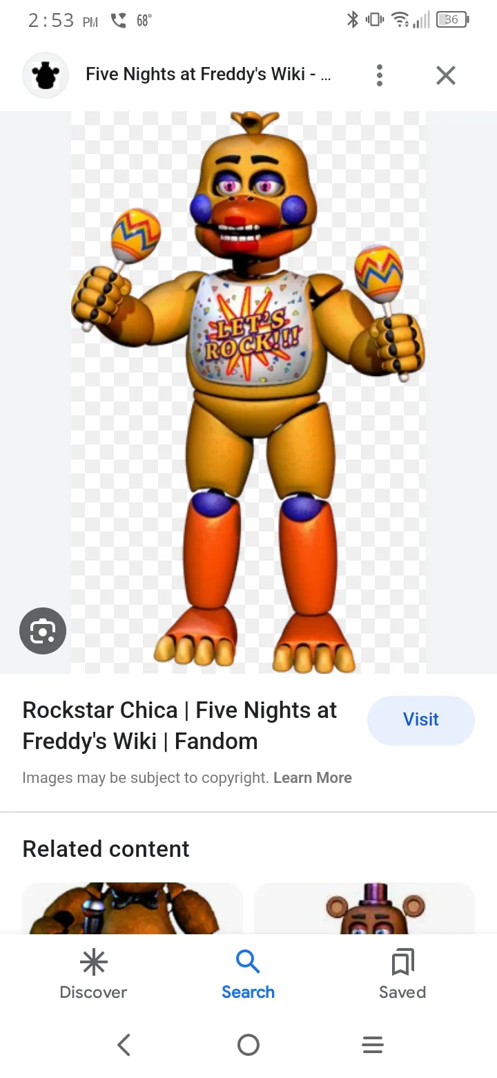 Rockstar Freddy/History, Five Nights at Freddy's Wiki