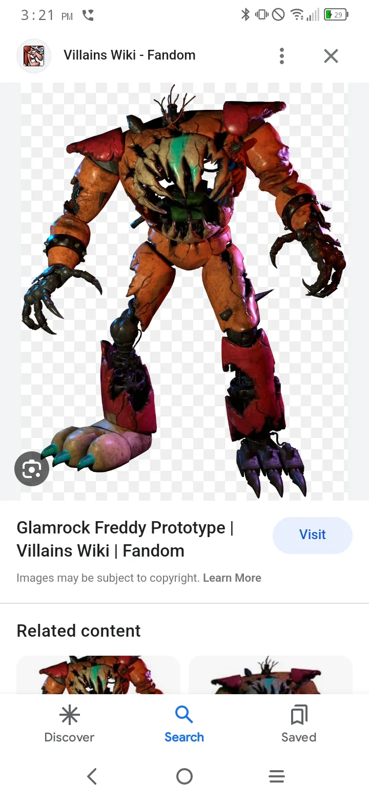 Ignited Freddy, Villains Fanon Wiki