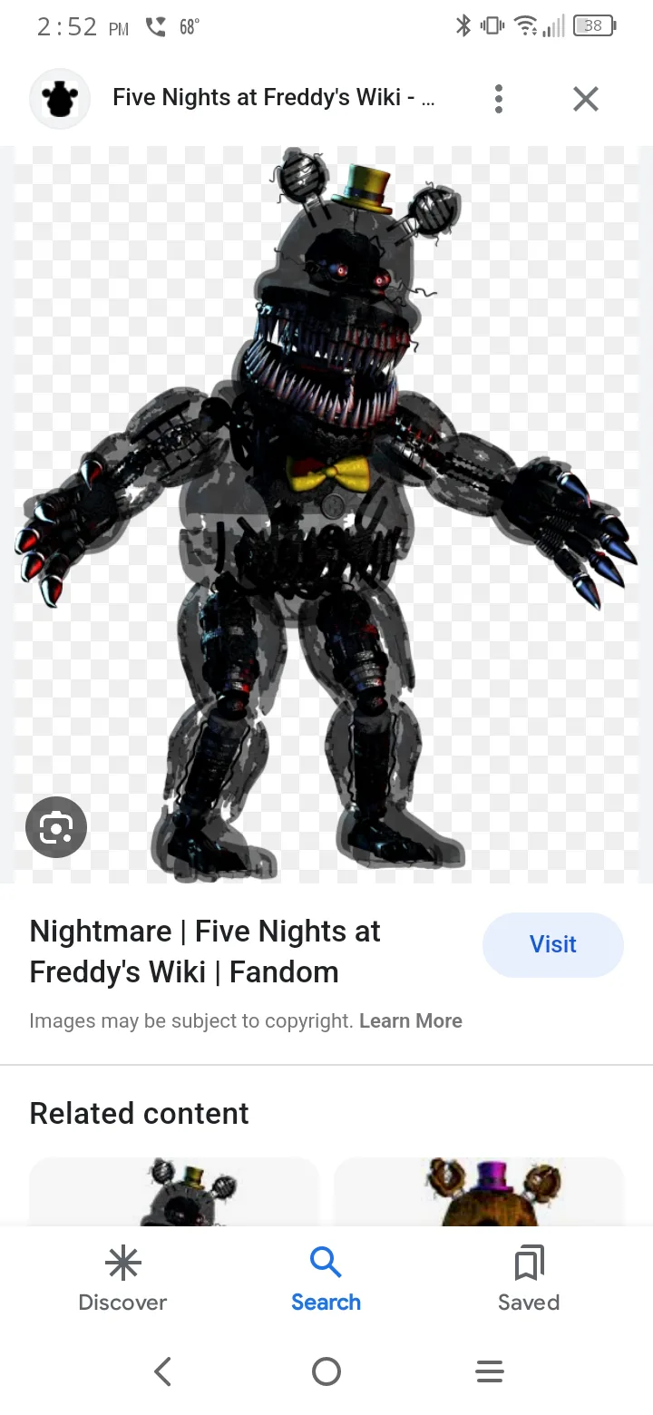 Nightmare Fredbear, Villains Wiki