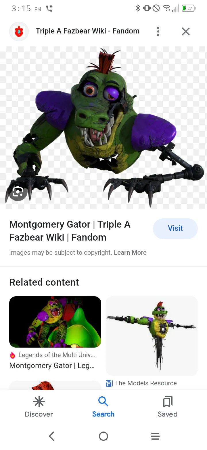 Gregory, Triple A Fazbear Wiki