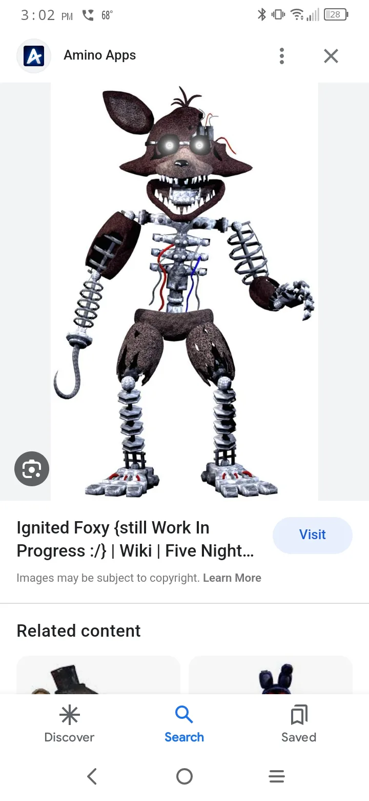 Fnaf 2 Withered Foxy Full Body by fnatirfanfullbodies on DeviantArt