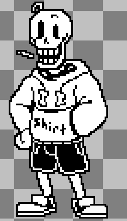 Inker on Game Jolt: Forgot to post this. New Sans Sprite (I guess Version  16) Being us