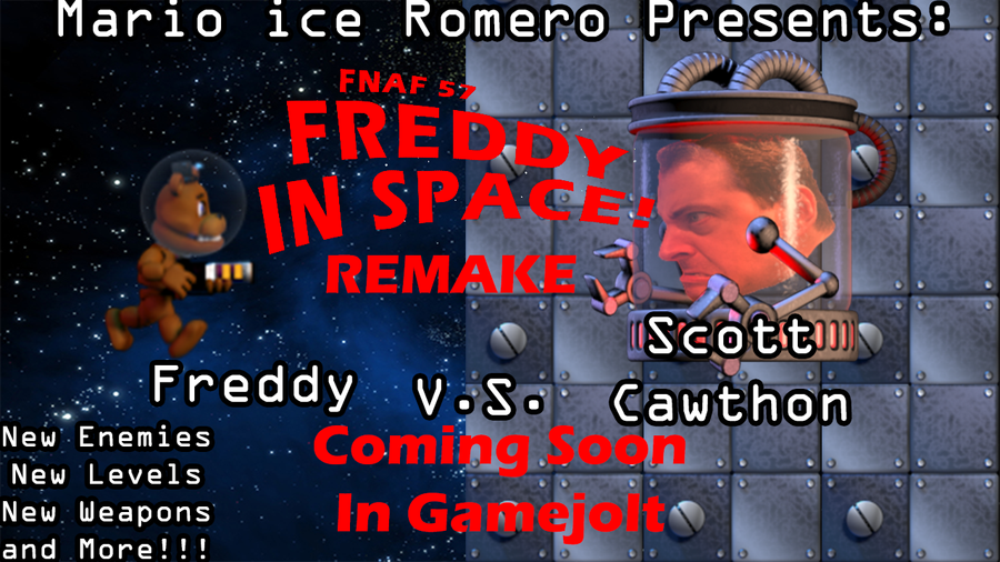 Second Teaser Fnaf 57 Freddy In Space Remake Freddy Levels Fnaf